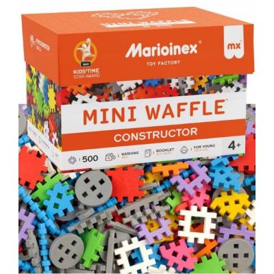 10. MARIOINEX Mini-Waffelbausteine, 500 Teile