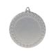 6. Silbermedaille mit Platz für ein 50-mm-Emblem – Stahlmedaille