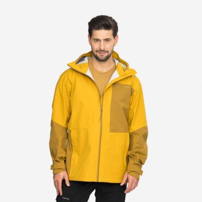 14. VIKING Numani Herrenjacke, Größe M, Braun und Gelb