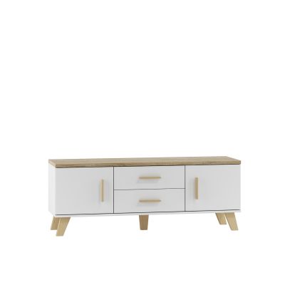 RTV LOTTA 140 2D2S Weiß + Sonoma Eiche