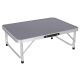 6. Klappbarer Campingtisch 75 x 55 x 25–59 cm, Grau
