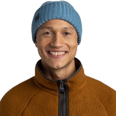 3. Buff Strickmütze Erviny 13668176110 Blau One Size