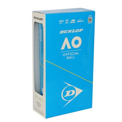 4. Dunlop Australian Open Tennisbälle, 2x4 Stück