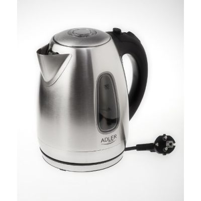 3. Adler AD1223 Wasserkocher (2000W 1,7l; silber)