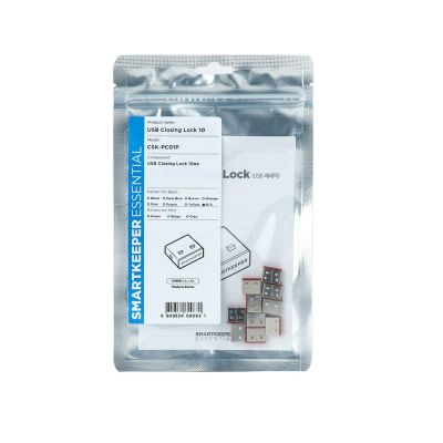 Smartkeeper CSK-PC01P Portblocker USB Typ-A Portblocker Rot, Edelstahl Kunststoff 10 Stück.