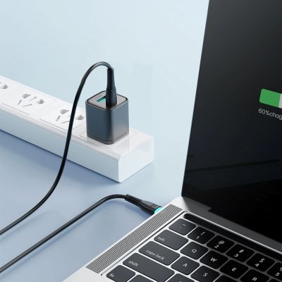 7. Joyroom Starry Series SA32-CC3 USB-C / USB-C Kabel 60W 1m - schwarz