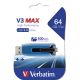 5. Verbatim Store 'n' Go V3 Max USB-Stick 64 GB USB Typ-A 3.2 Gen 1 (3.1 Gen 1) Blau