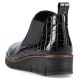 10. Rieker W R474 Schlangenleder Stiefeletten schwarz