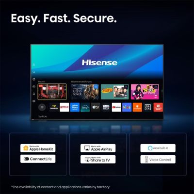 31. Hisense 55A6S 139,7 cm (55") 4K Ultra HD Smart TV Wi-Fi Schwarz