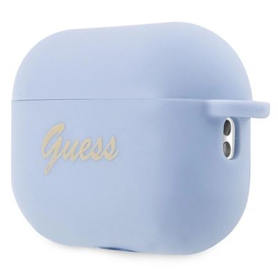 3. Guess GUAP2LSCHSB AirPods Pro 2 Cover Blau/Blau Silikon Charm Heart Collection