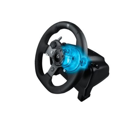 3. Logitech G G920 Schwarzes USB-Lenkrad + Pedale Analog MAC, PC, Xbox