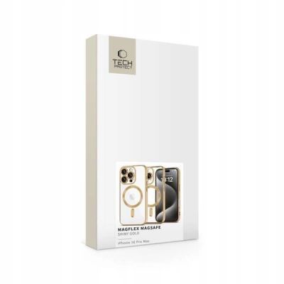 2. Tech-Protect MagFlex MagSafe Hülle für iPhone 16 Pro Max – Gold