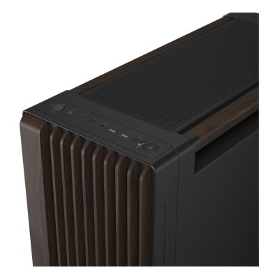 38. ASUS ProArt PA602 Wood Edition Modern Black – Midi-Tower mit Seitenwand aus gehärtetem Glas, Schwarz, Holz