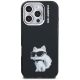 3. Karl Lagerfeld IML Aquarelle Choupette & Logo Hülle für iPhone 16 Pro Max - Schwarz