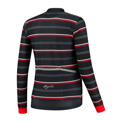 2. Rogelli Damen-Winterjacke STRIPE schwarz-rot L