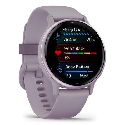 28. Garmin Vivoactive 5 42 mm Lila Uhr