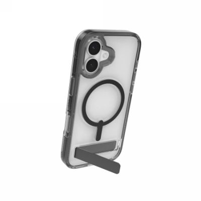 2. ZAGG Santa Cruz Snap KS MagSafe Hülle mit Ständer für iPhone 17 – Transparent und Schwarz