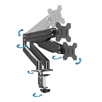 7. ESPERANZA Gashalterung für 2 Monitore Mache ERW020