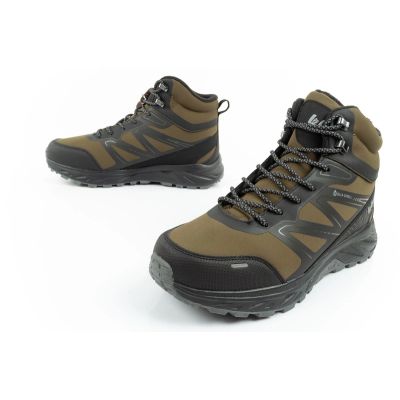 8. Lee Cooper Herren-Winterwanderschuhe, isoliert, wasserdicht, grün