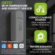 GREENBLUE WLAN-Temperatur- und Feuchtigkeitssensor, Android/iOS/Alexa/Google Home, 3,0 V DC, LR03X2 GB737