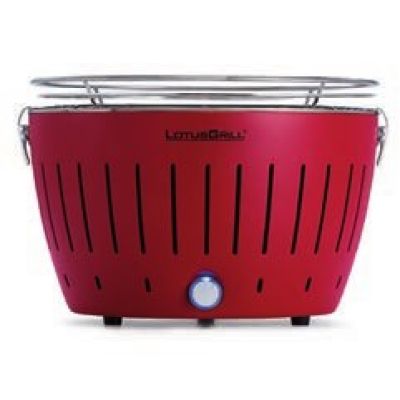2. LotusGrill G34 U RD Kugelgrill Holzkohle (Brennstoff) Rot