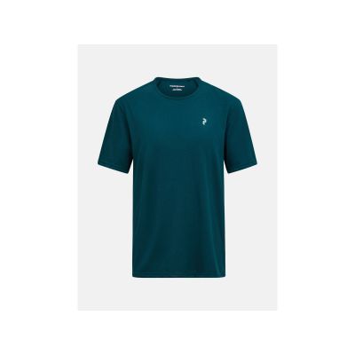 PEAK PERFORMANCE M Kurzarm-T-Shirt aus Wollmischung, grün