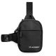 2. Wozinsky WMS-W1 Mini-Schultertasche, wasserdicht, zwei Fächer, für Unisex-Handys – Schwarz