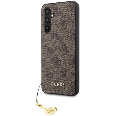2. Guess 4G Charms Collection Hülle für Samsung Galaxy A54 5G - Braun