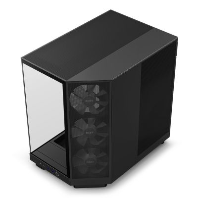 7. NZXT H6 FLOW RGB MIDI-TOWER-COMPUTERGEHÄUSE MIT FENSTER, SCHWARZ