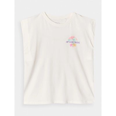 5. Bedrucktes Mädchen-Top 4F 4FJRSS24TTSHF2052-11S