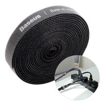 Baseus Rainbow Circle Klettbänder - Klettverschluss Klettband Kabelorganisator 3m schwarz (ACMGT-F01)