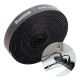 Baseus Rainbow Circle Klettbänder - Klettverschluss Klettband Kabelorganisator 3m schwarz (ACMGT-F01)