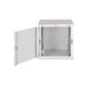 6. Digitus DYNAmic 19" 12U 600x600 Wand-Netzwerkschrank, Glastür, grau, ungeteilt, montiert, 60 kg