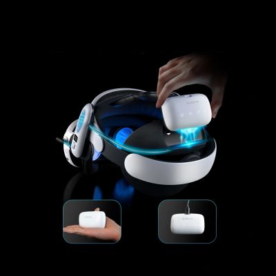 4. BoboVR B100 Externer Akku für Meta Quest S3 Pro und E3 Pro – Weiß