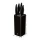 2. Messerblock-Set Smile SNS-6, 6-teilig, schwarz