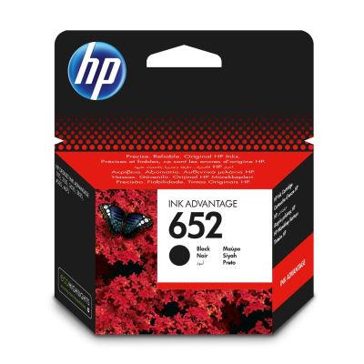 HP Schwarze Tintenpatrone HP 652, HP652=F6V25AE, 360 Seiten