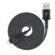 9. Acefast MFI USB - Lightning -Kabel 1,8 m, 2,4 A schwarz (C4-02 A Black)