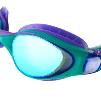 5. Crowell GS23 Splash Mirror Schwimmbrille für Kinder, grün und lila