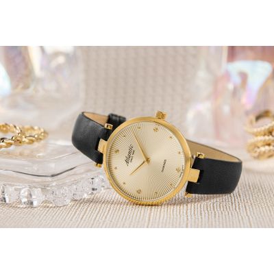 6. Atlantic Royal Diamonds Damenuhr 29044.45.37 + Box