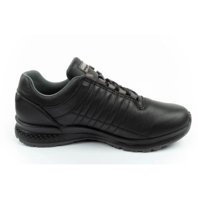 4. Grisport Herren-Sportschuhe aus schwarzem Leder, Modell Nero Avon, bequem und leicht