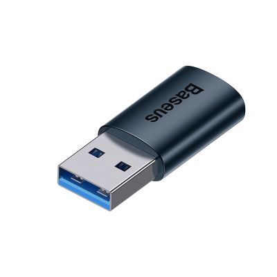 4. Baseus Ingenuity Series Mini-Adapter USB 3.1 OTG auf USB Typ C Blau (ZJJQ000103)