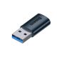 4. Baseus Ingenuity Series Mini-Adapter USB 3.1 OTG auf USB Typ C Blau (ZJJQ000103)