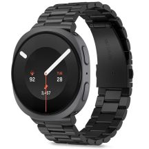 Tech-Protect Edelstahlarmband für Samsung Galaxy Watch 40/44/46 mm – Schwarz