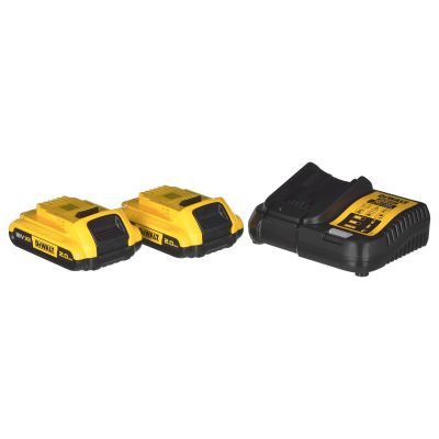23. DeWalt 18V Kombi-Kit DCD709+DCF809 2x2,0Ah DCK2062D2T