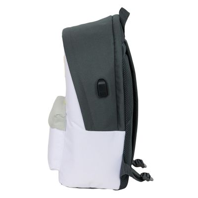 2. Real Madrid Sportrucksack mit USB- und Laptopfach Doppelrucksack 612554820