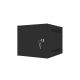 LANBERG Wandregalschrank 10" 4HE 280x310 SCHWARZ, METALLTÜREN (ZUSATZVERPACKUNG) WF10-2304-00B