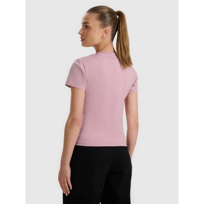 4. Damen-T-Shirt mit Aufdruck 4F 4FRAW25TTSHF3228-56S