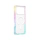 4. AmazingThing Omni Hülle für iPhone 17 Pro kompatibel mit MagSafe - transparent-regenbogen