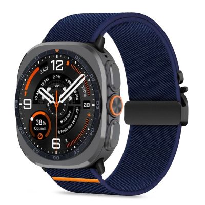 Tech-Protect Nylonverschluss für Samsung Galaxy Watch Ultra 47 mm – Marineblau