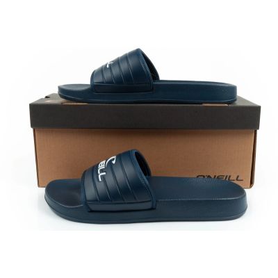 10. O'Neill Herren-Sportpantoffeln Kelso Slider, bequeme marineblaue Hausschuhe